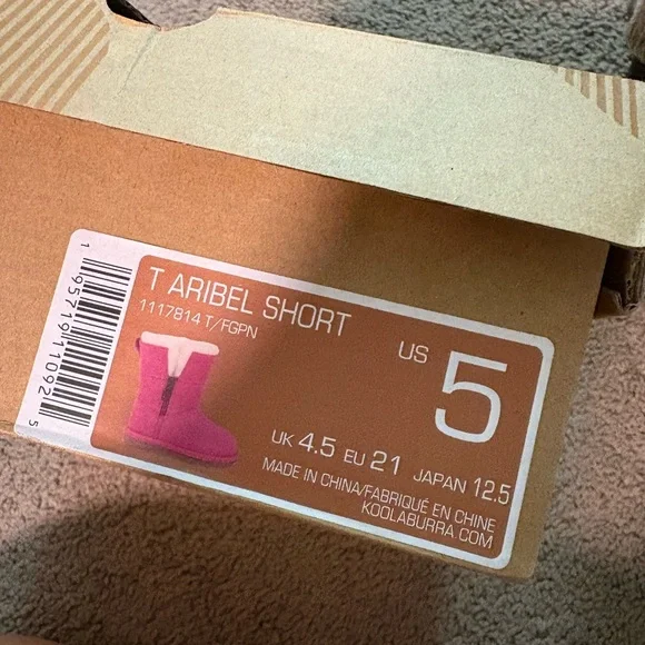🌸 NWT Koolaburra by UGG Aribel Toddler Boots – Size 5T - Picture 7 of 7